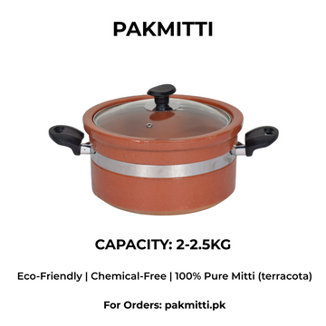 Flat Glazed Clay Handi