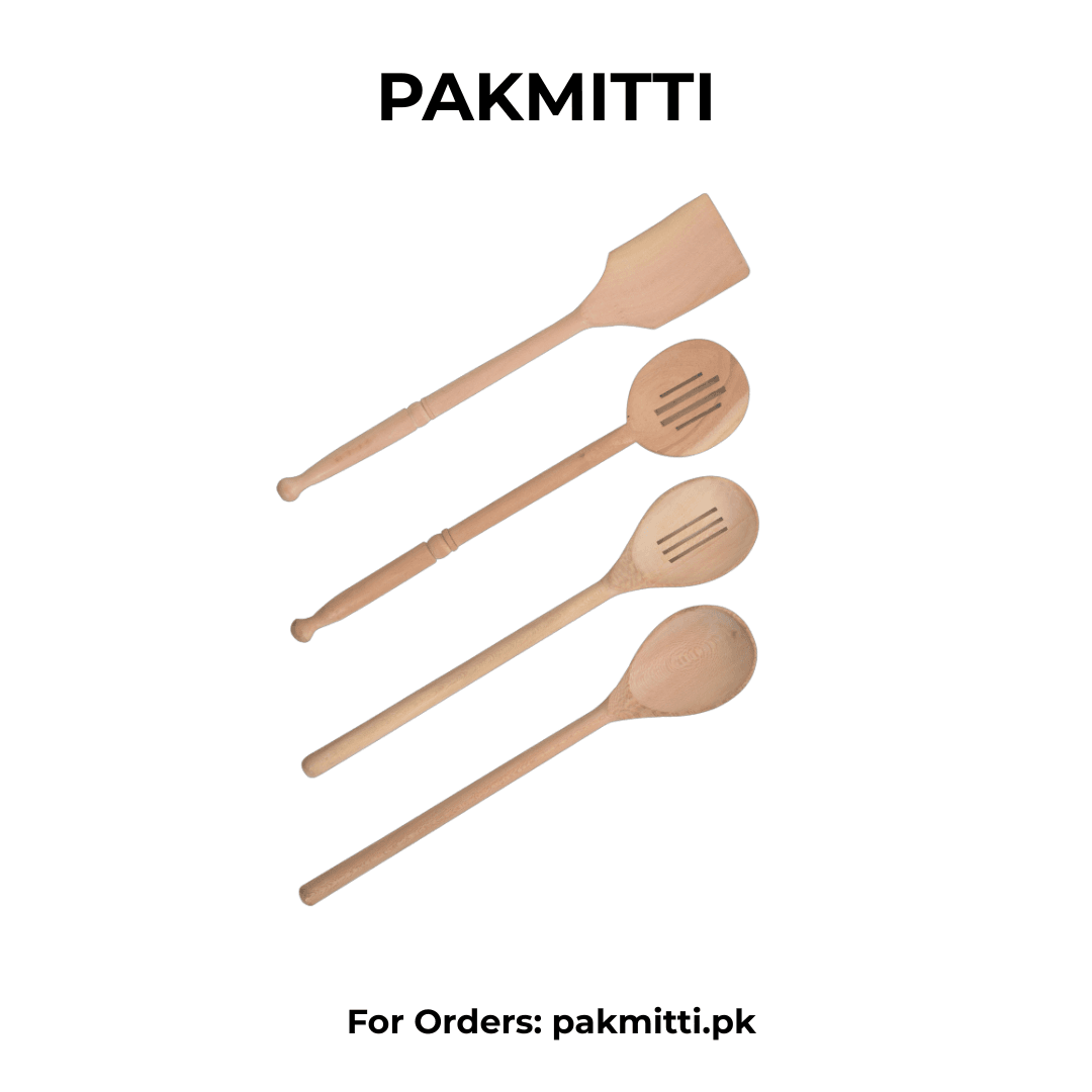4 PCs Wooden  Set