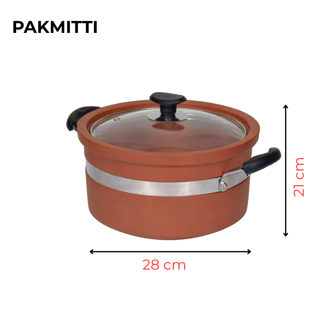 Non glazed clay handi