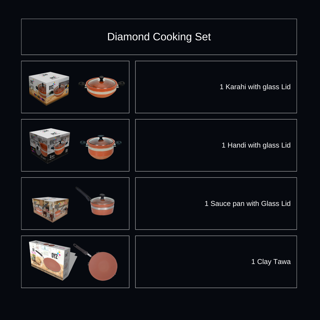  Diamond Cooking Set