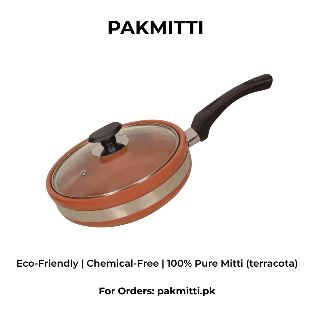 Glazed Clay Fry Pan