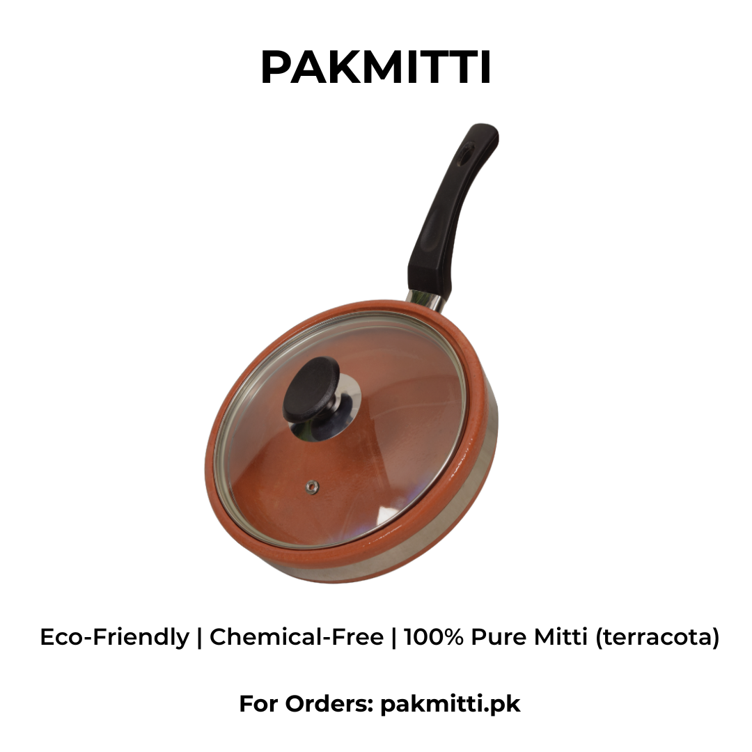 Glazed Clay Fry Pan