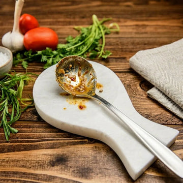 Premium Marble Cooking Spoon Rest